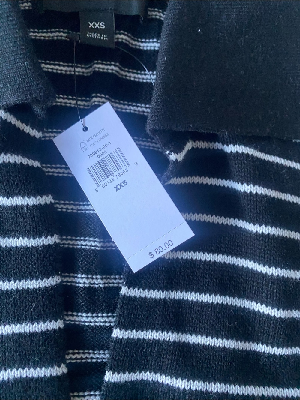 Banana republic factory STRIPED POLO SWEATER TANK - Picture 4 of 5